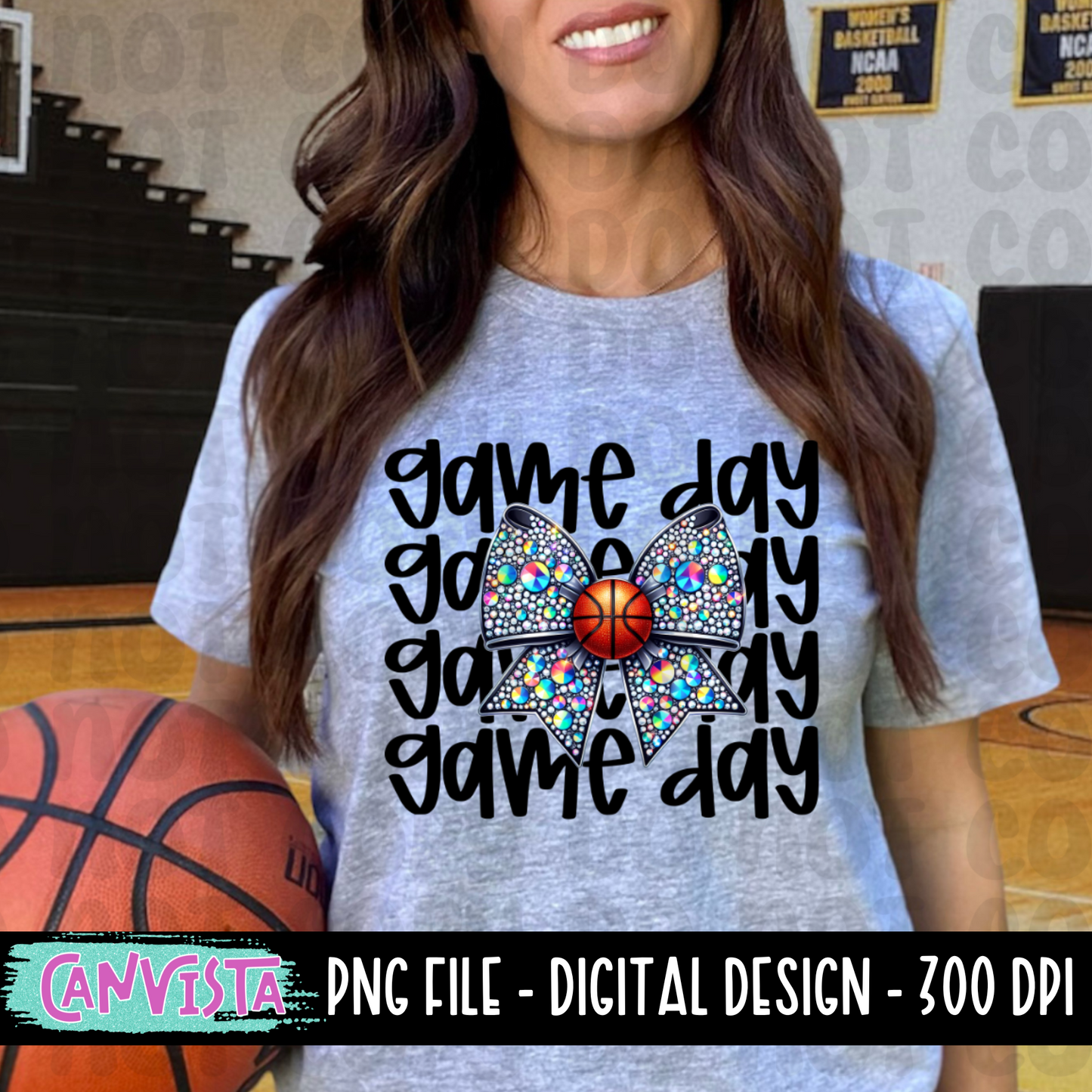 Game Day. Basketball PNG File - Digital Design