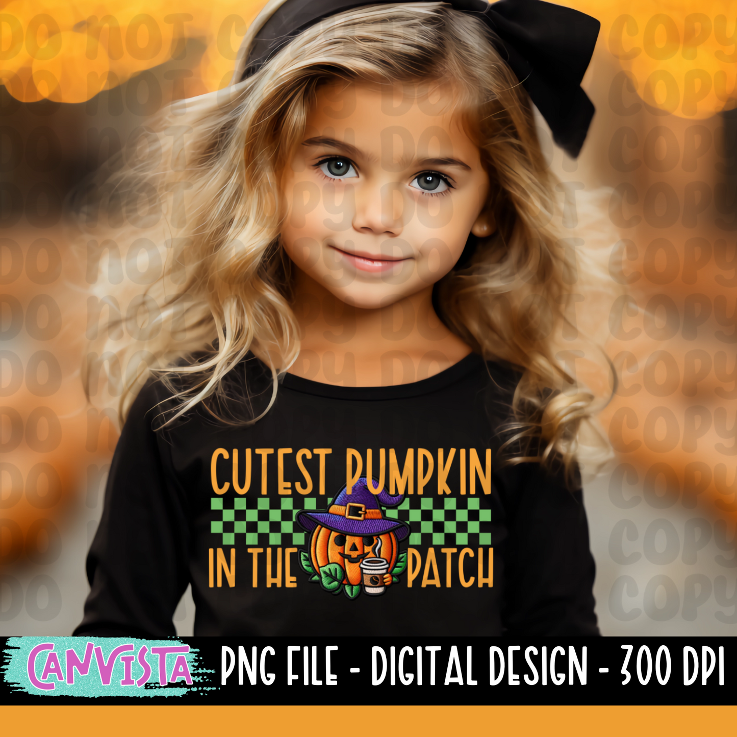 Cutest Pumpkin in the Patch PNG File - Digital Design