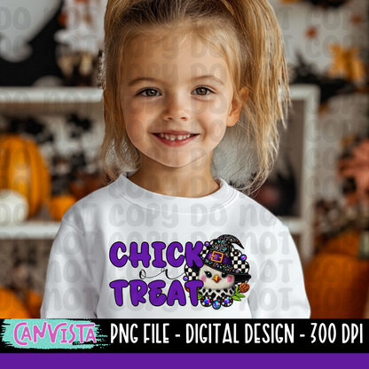 Chick or Treat PNG File - Digital Design