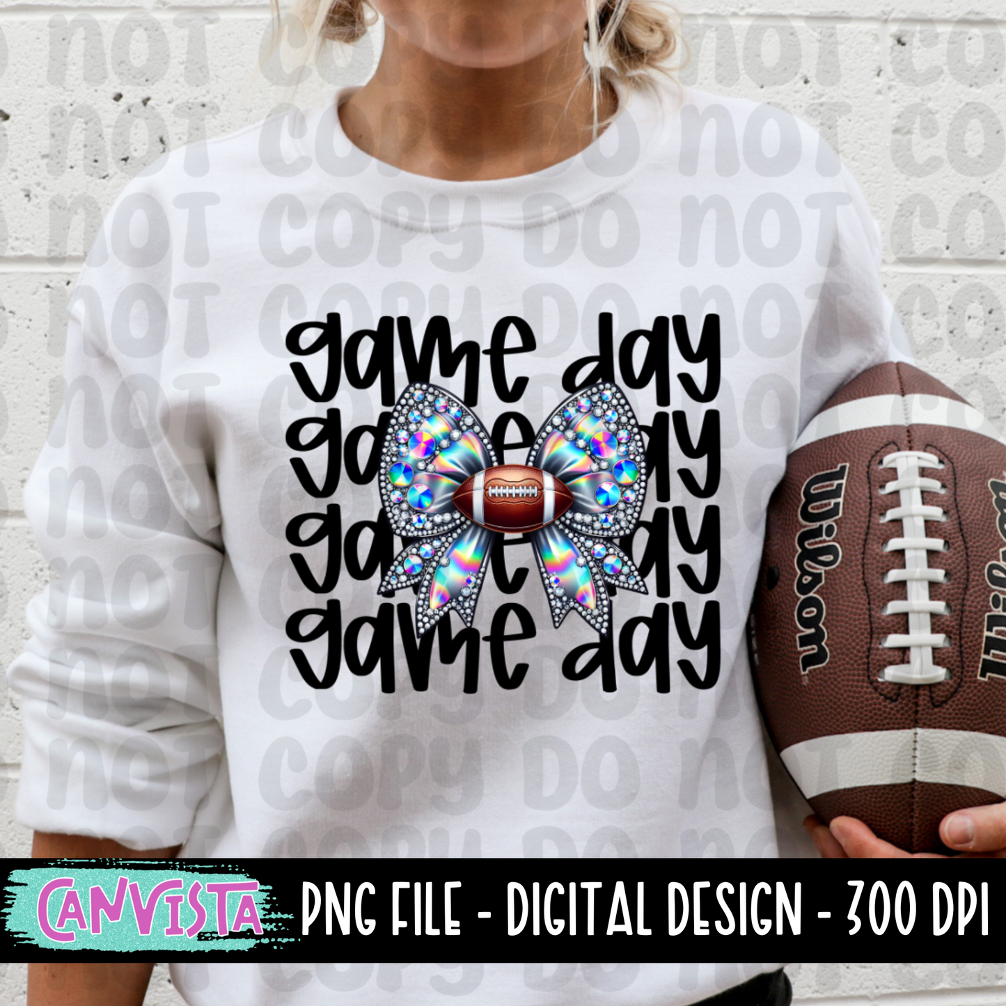 Game Day. Football PNG File - Digital Design