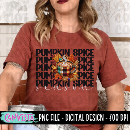 Pumpkin Spice Season PNG File - Digital Design