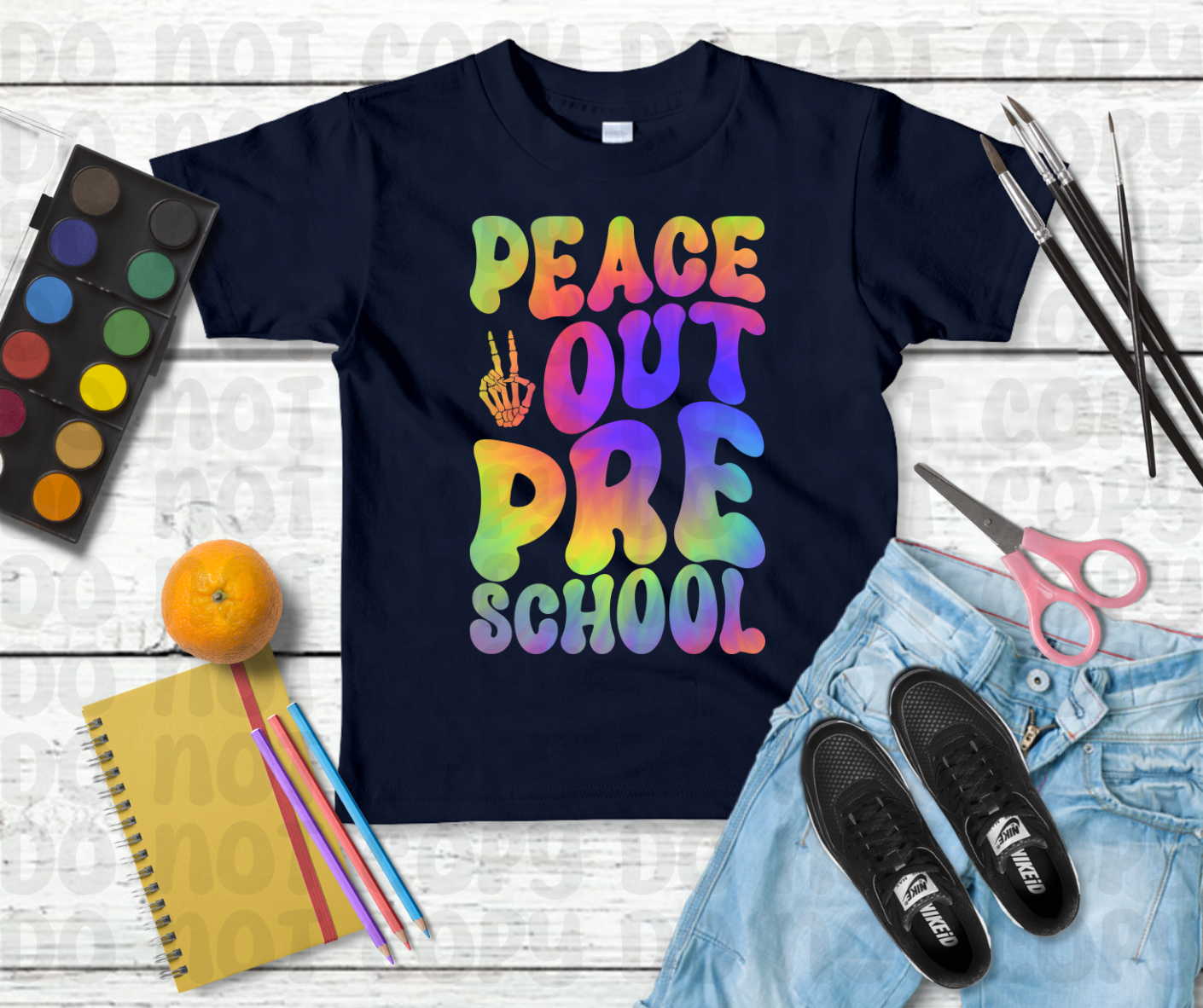 Peace Out Preschool PNG File - Digital Design