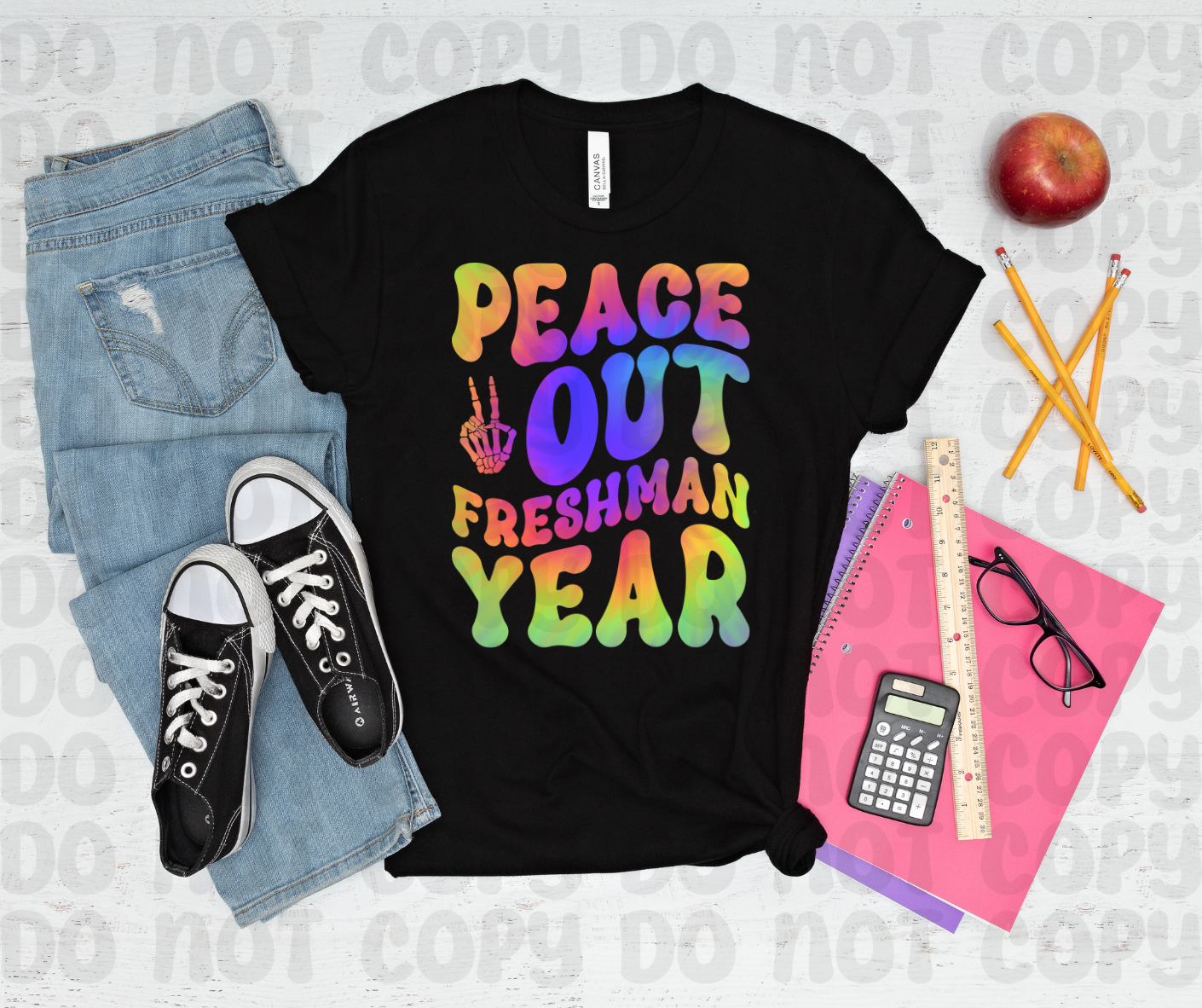 Peace Out Freshman Year PNG File - Digital Design