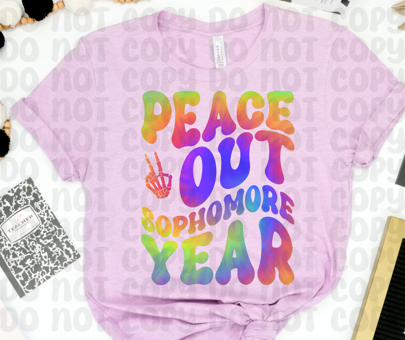 Peace Out Sophomore Year PNG File - Digital Design