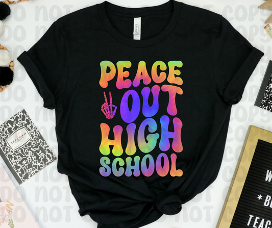 Peace Out High School PNG File - Digital Design