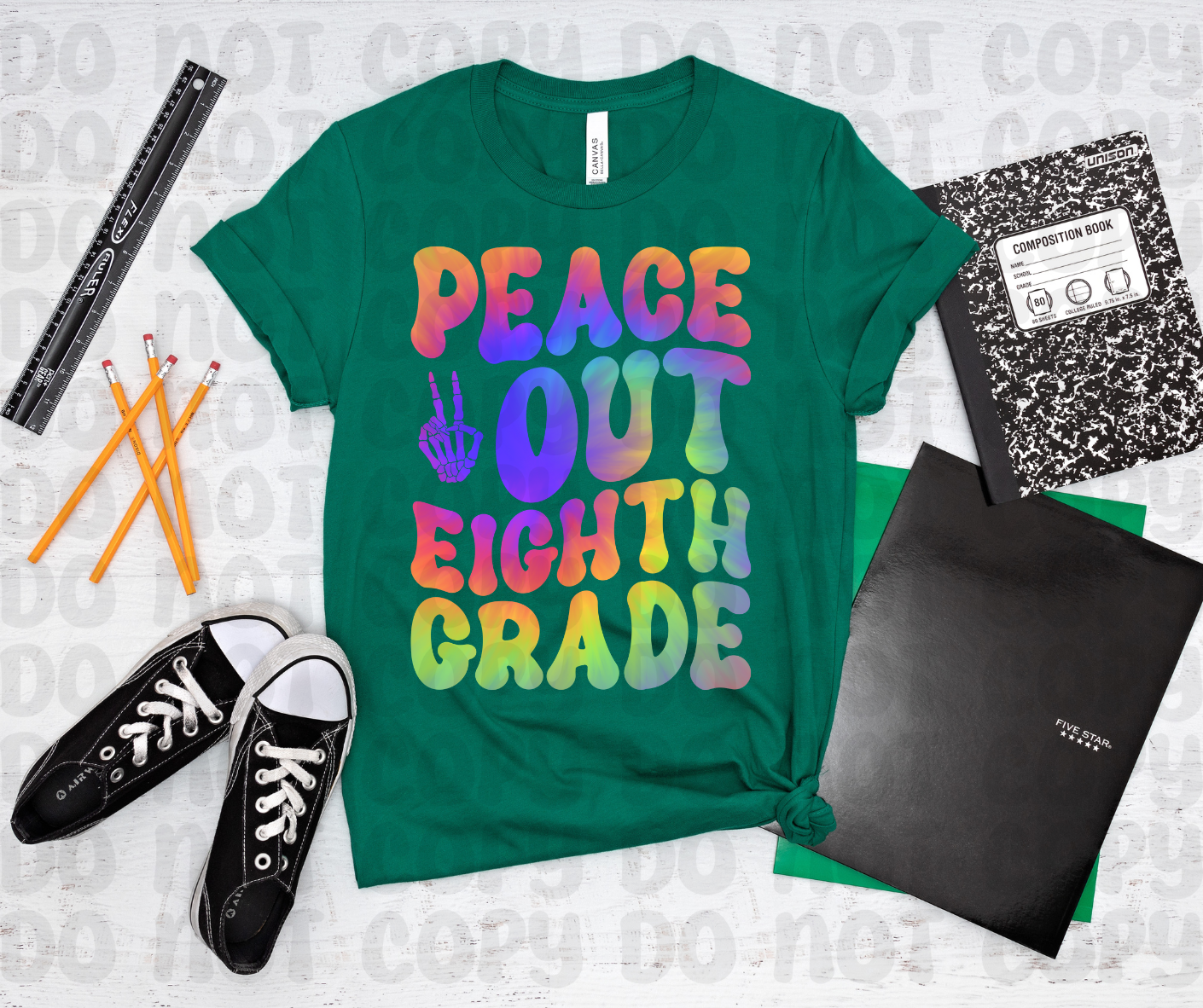 Peace Out Eighth Grade PNG File - Digital Design