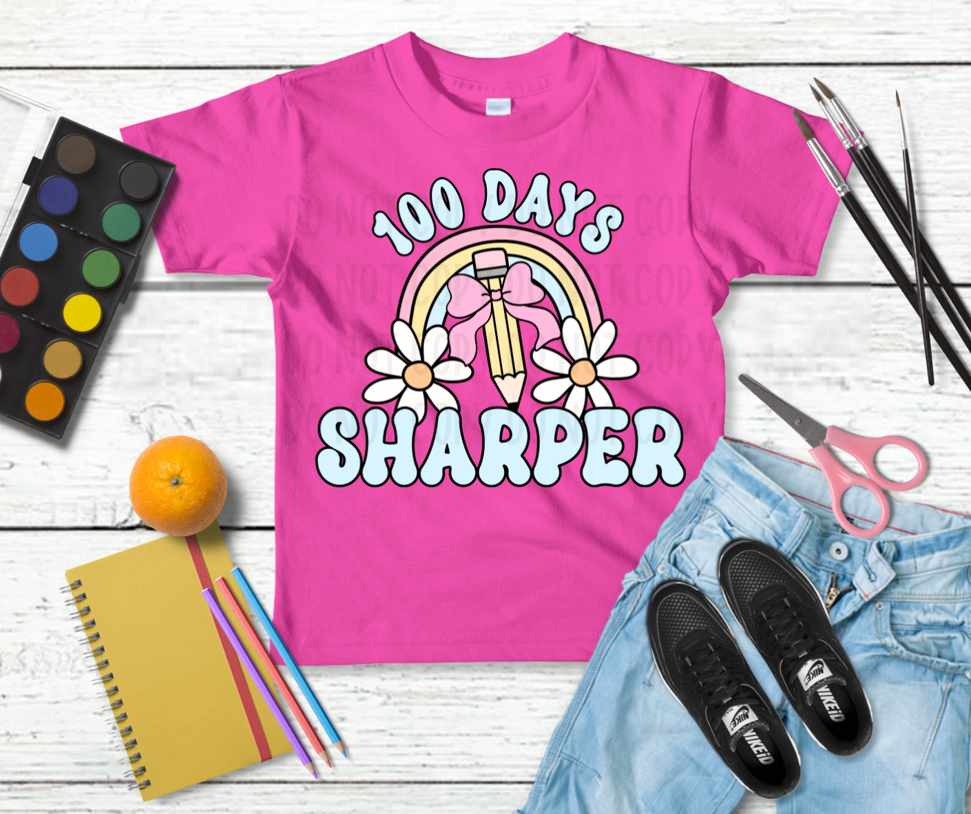 100 Days Sharper PNG File - Digital Design