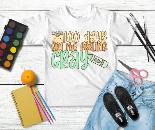 100 Days Got Me Feeling Cray PNG File - Digital Design