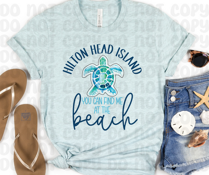 Hilton Head Island - You Can Find Me at the Beach PNG File - Digital Design