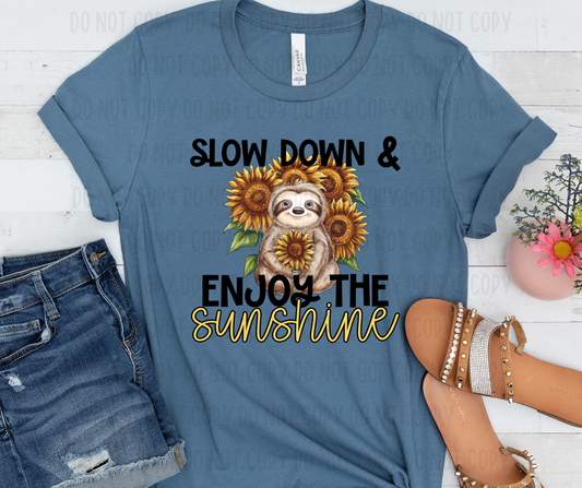 Slow Down & Enjoy The Sunshine PNG File - Digital Design
