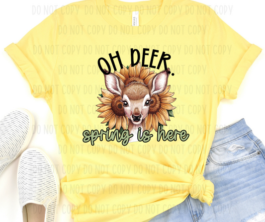 Oh Deer, Spring Is Here PNG File - Digital Design