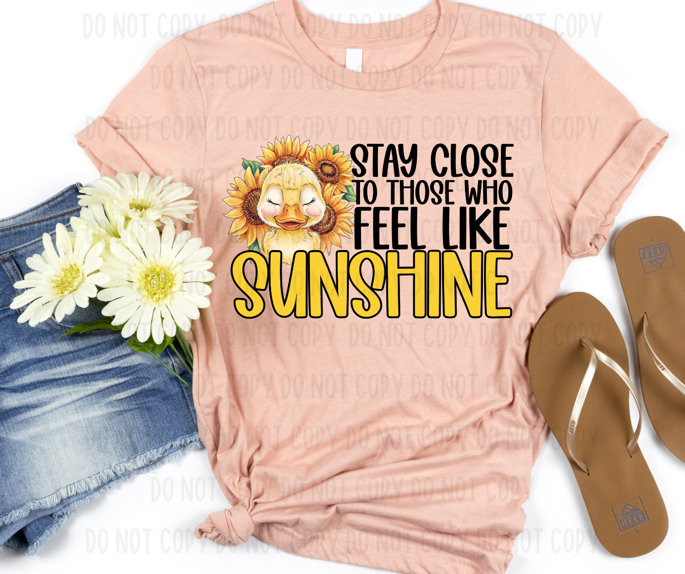 Stay Close To Those Who Feel Like Sunshine PNG File - Digital Design