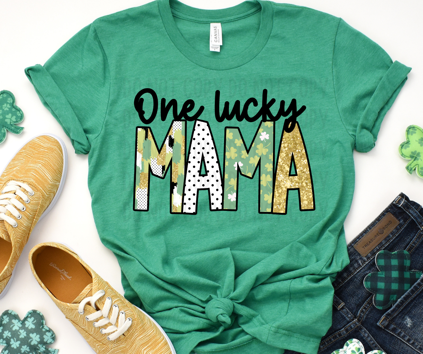 One Lucky Mama PNG File - Digital Design