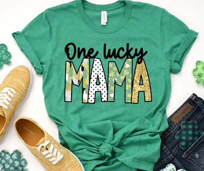One Lucky Mama PNG File - Digital Design