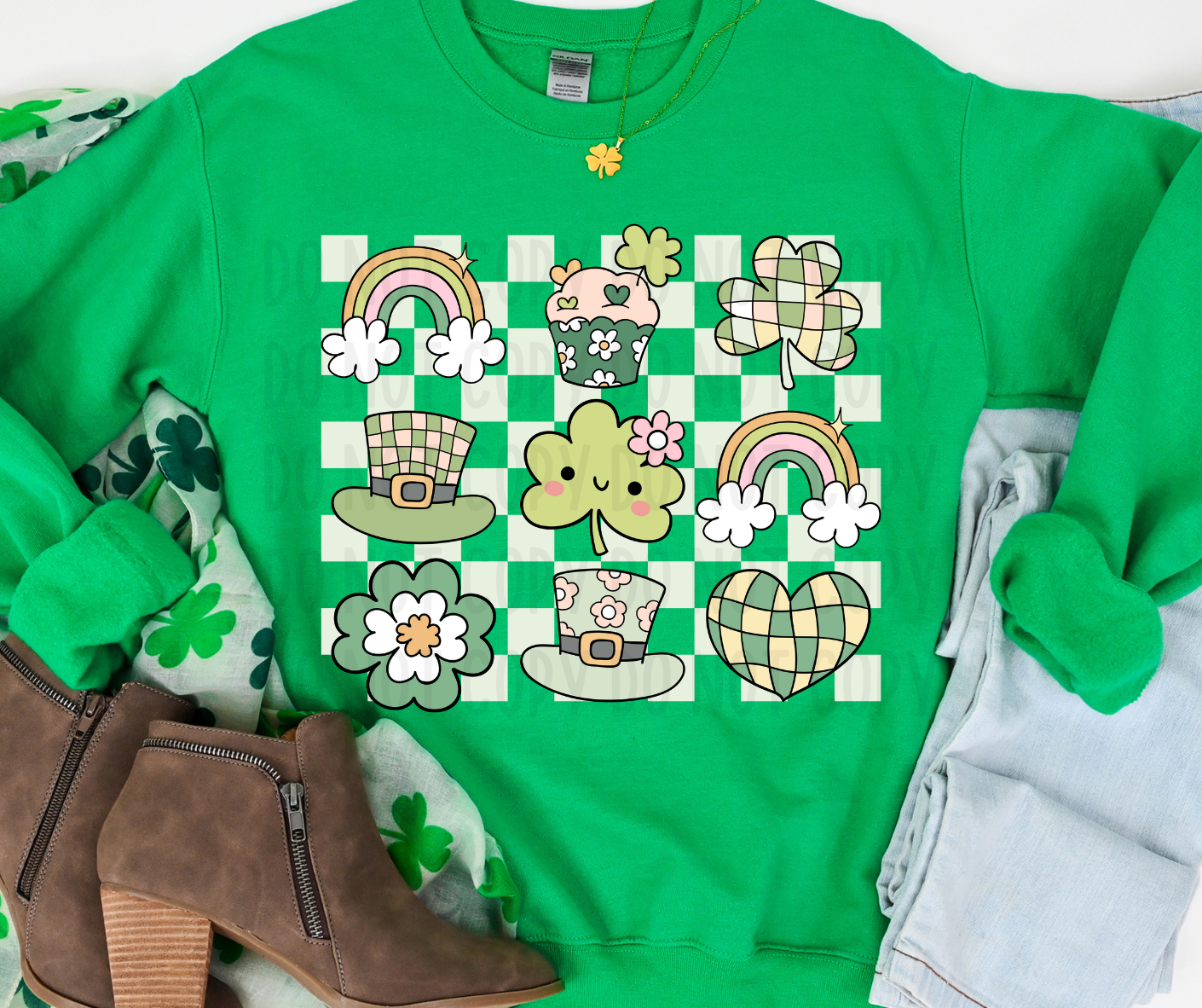 Retro St Patrick's Day PNG File - Digital Design