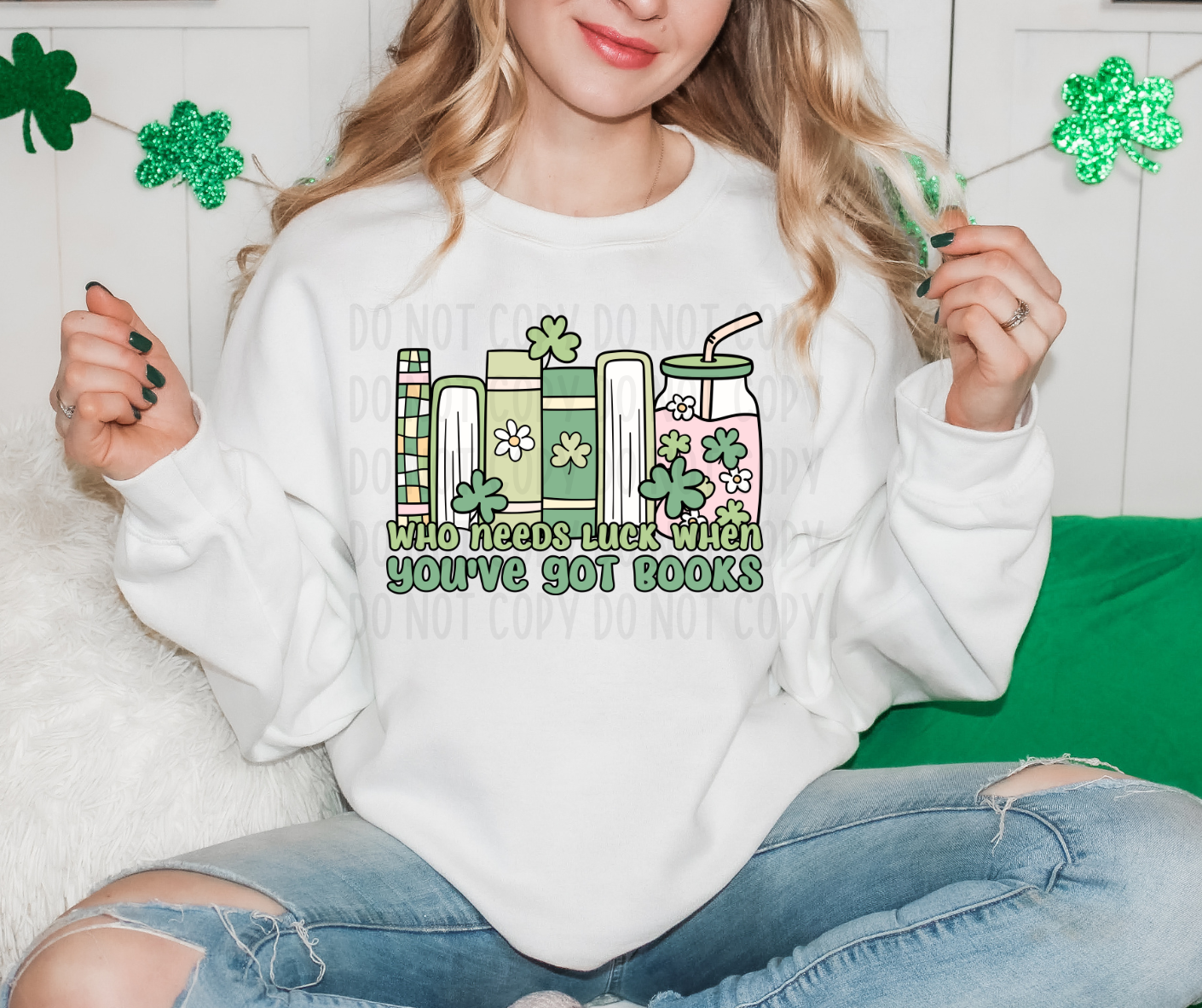 Who Needs Luck When You've Got Books PNG File - Digital Design