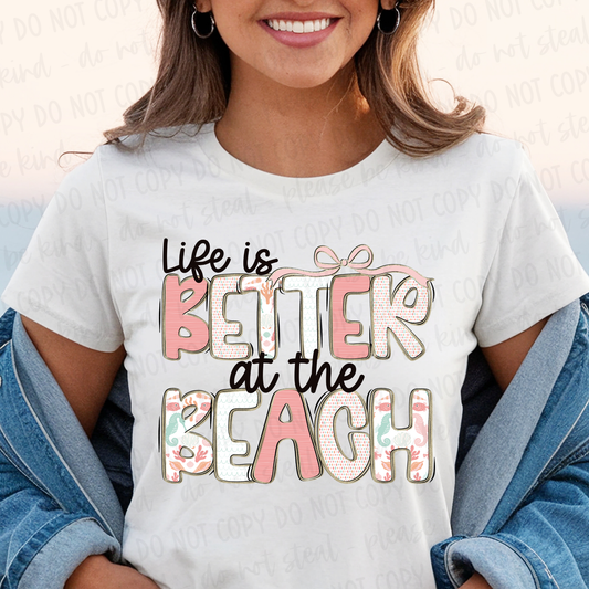 Life is Better at the Beach Digital Design