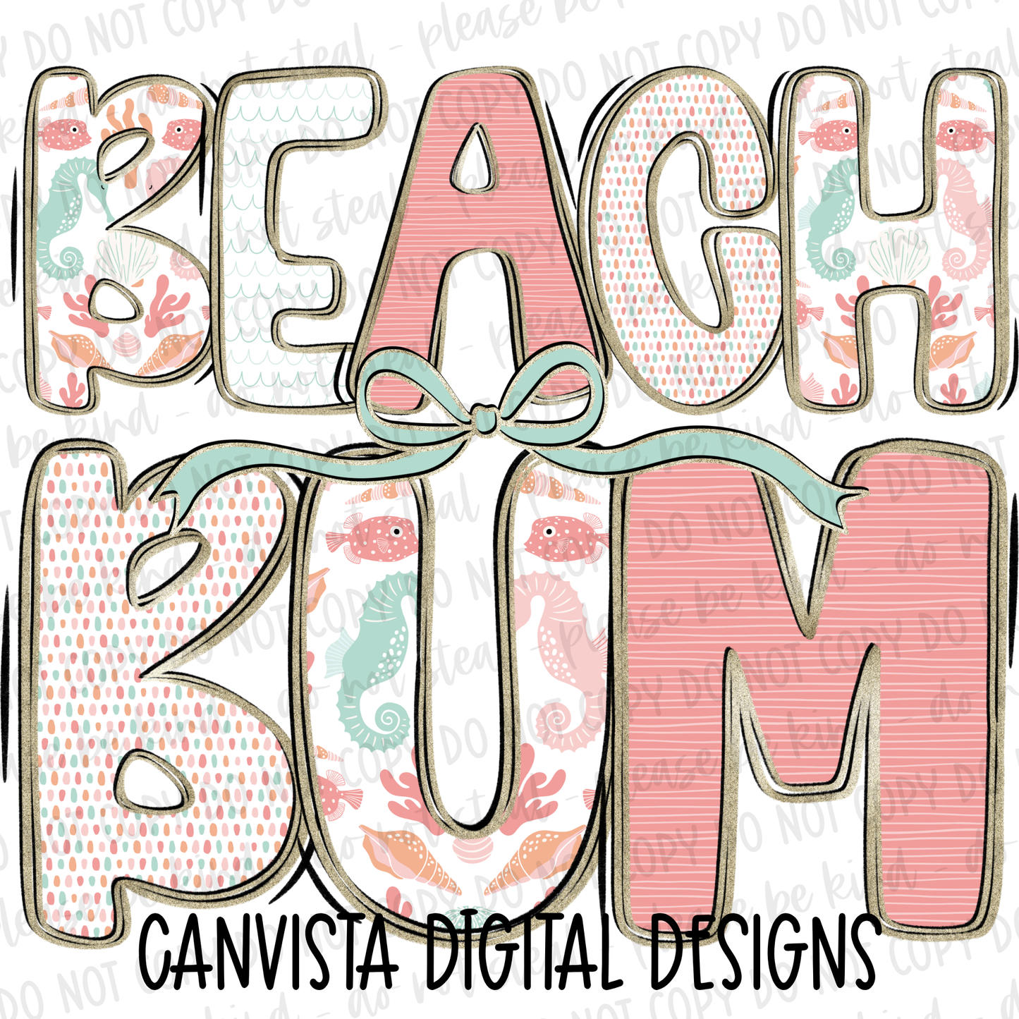 Beach Bum Digital Design