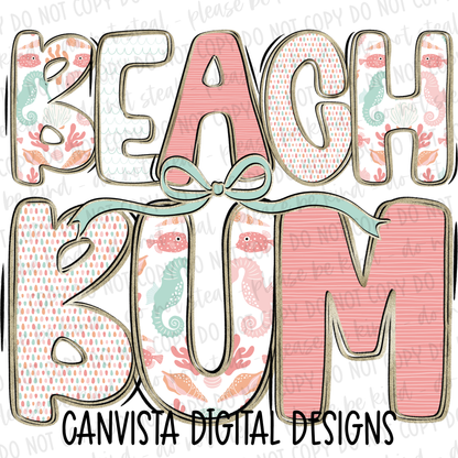 Beach Bum Digital Design