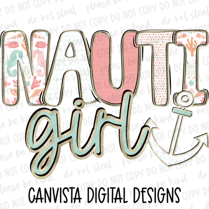 Nauti Girl Digital Design