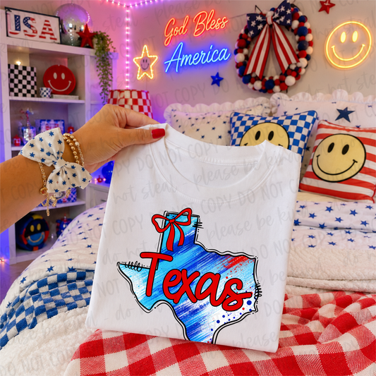 Texas - Patriotic State Digital Design