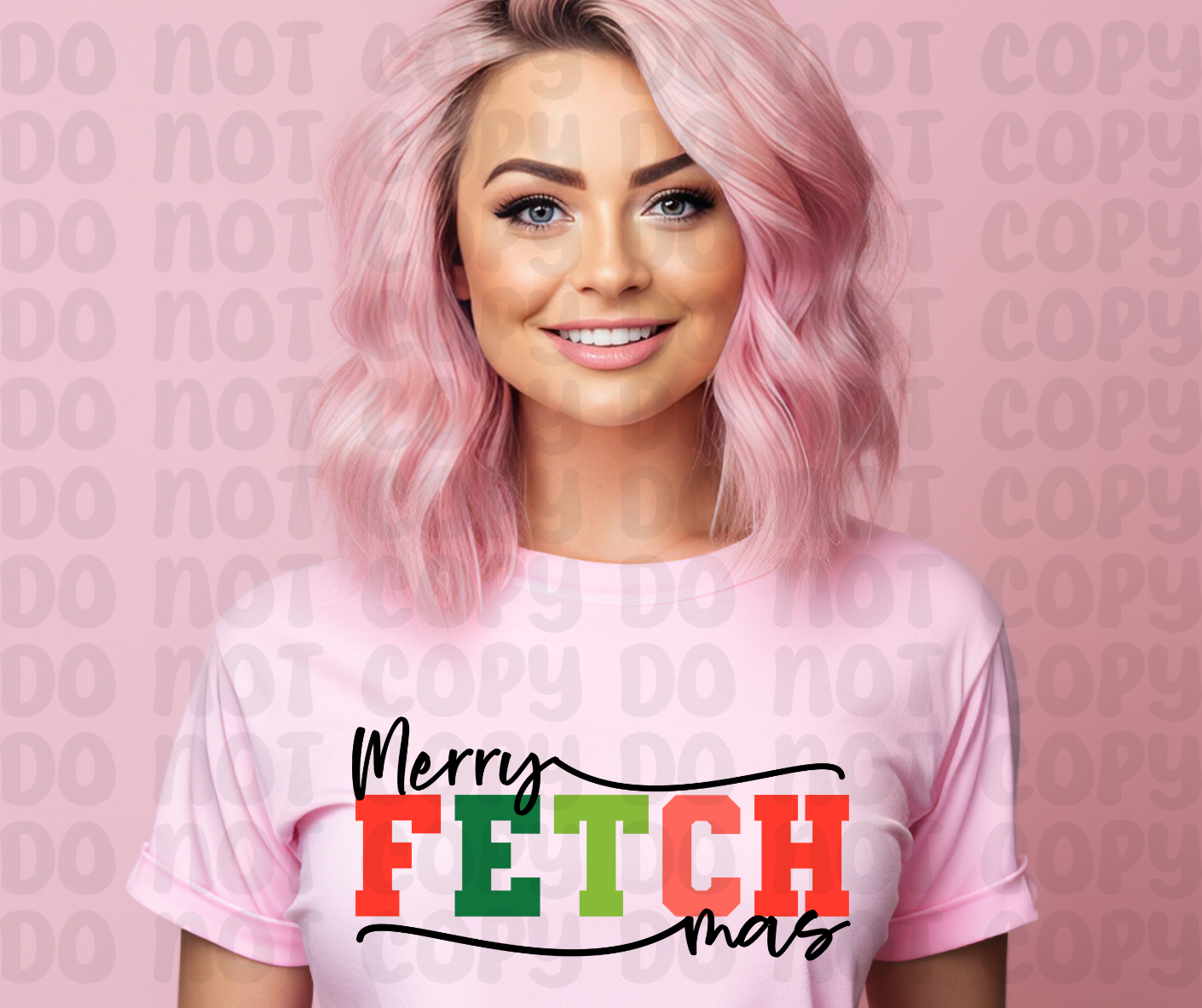 Merry FETCHmas PNG File - Digital Design