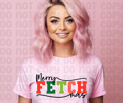Merry FETCHmas PNG File - Digital Design