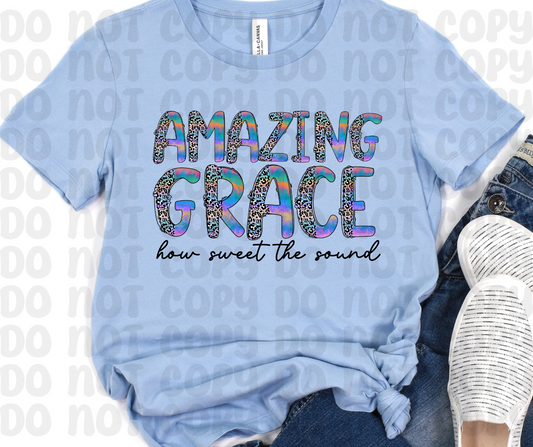 Amazing Grace How Sweet The Sound PNG File-Digital Design