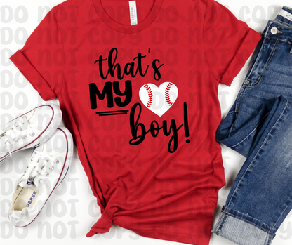 That's My Boy! Baseball PNG File - Digital Design