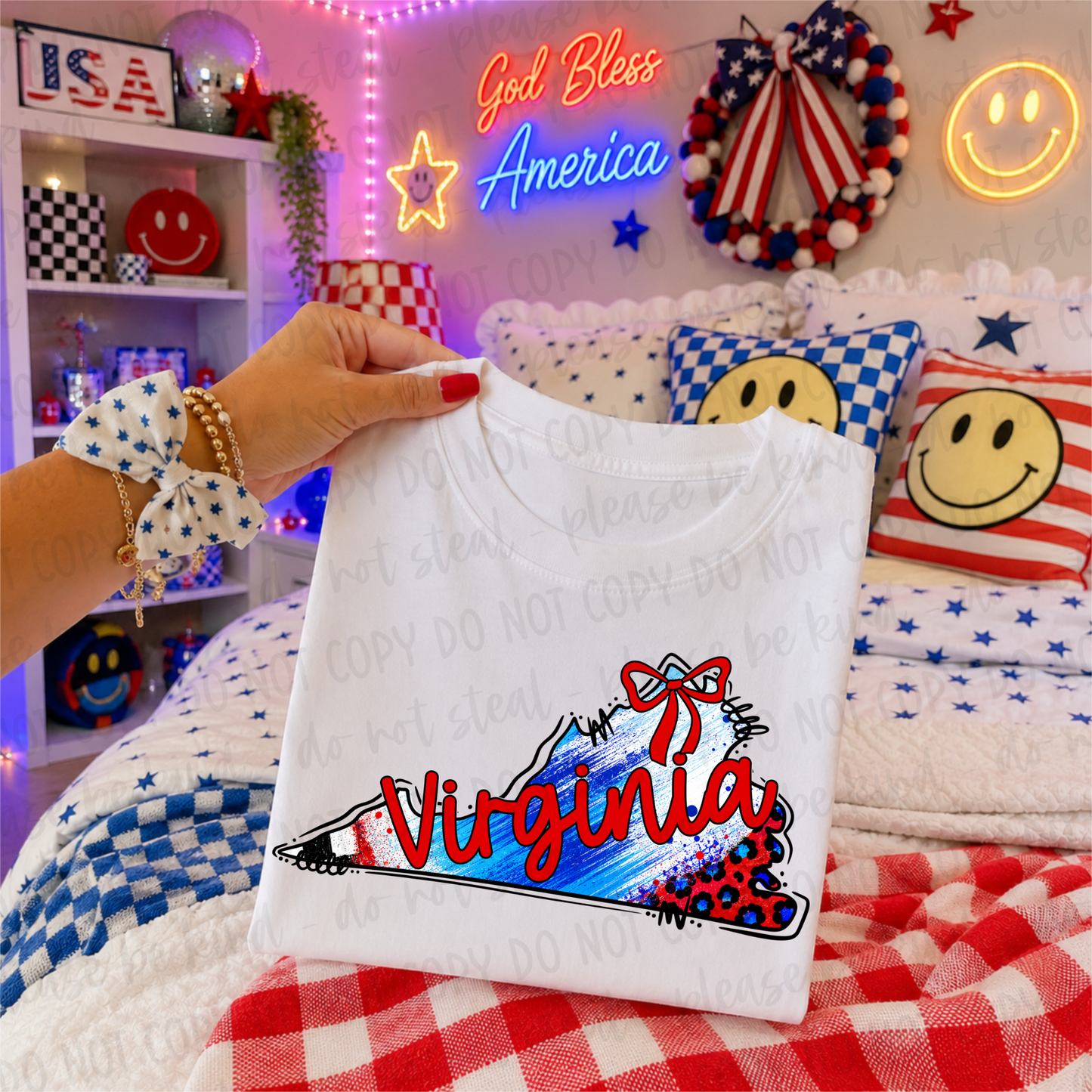 Virginia - Patriotic State Digital Design