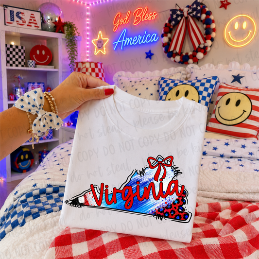 Virginia - Patriotic State Digital Design
