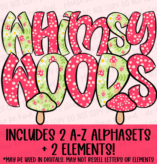 Whimsy Woods Mini Alphaset
