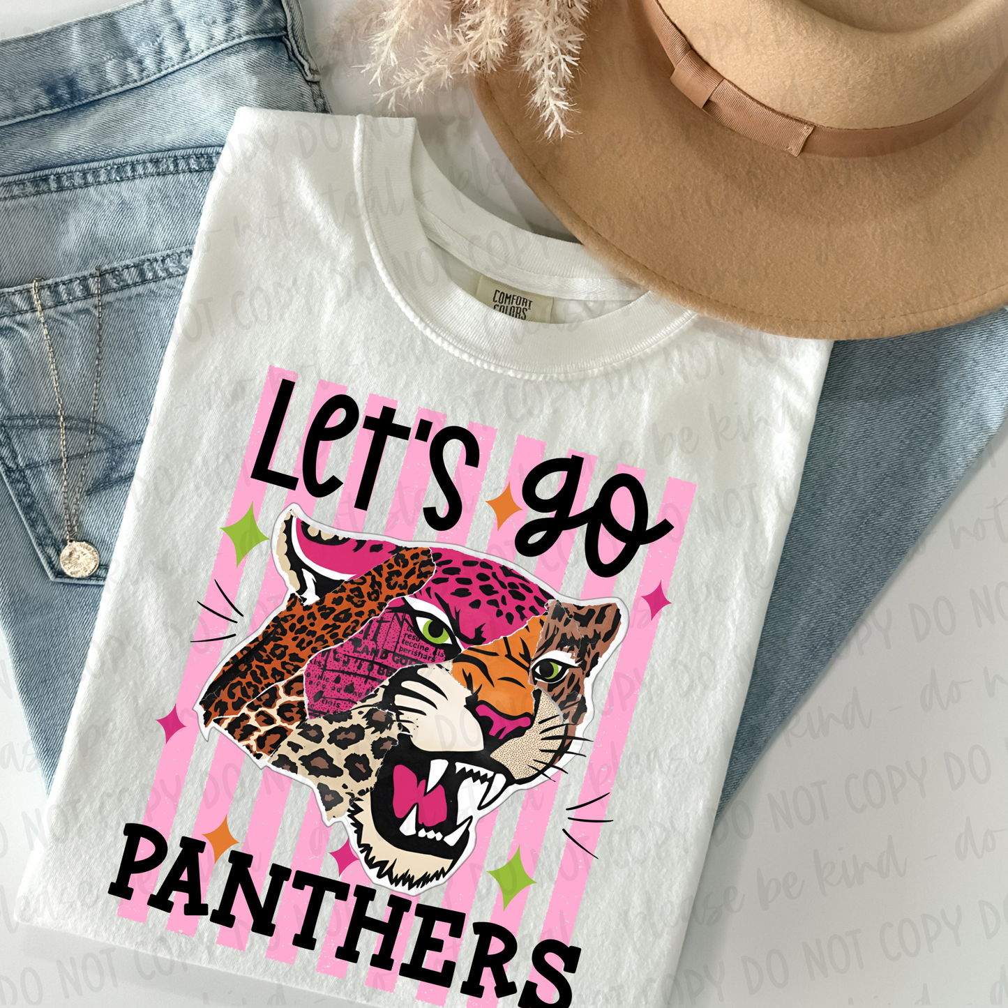 Let's Go Panthers Digital Design