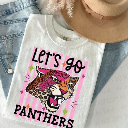 Let's Go Panthers Digital Design