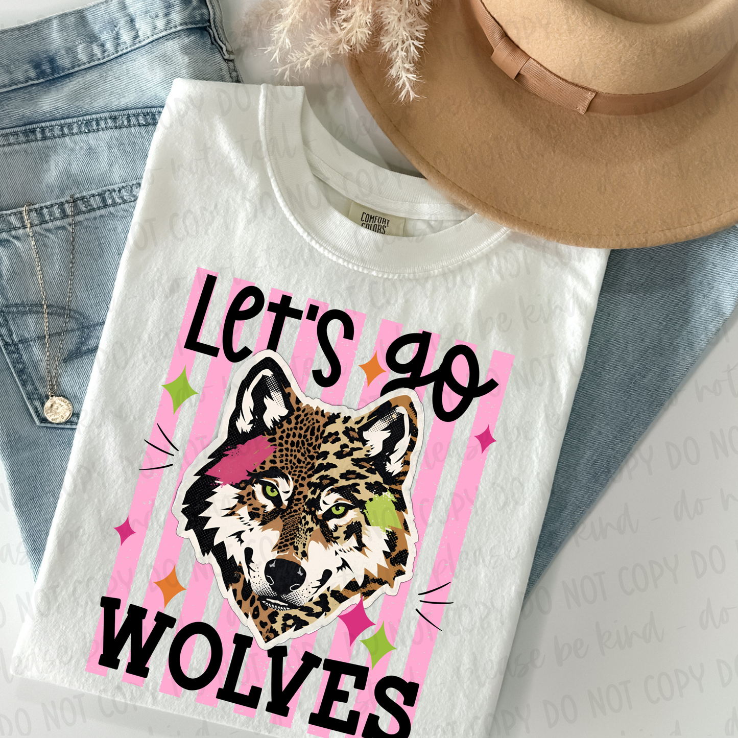 Let's Go Wolves Digital Design