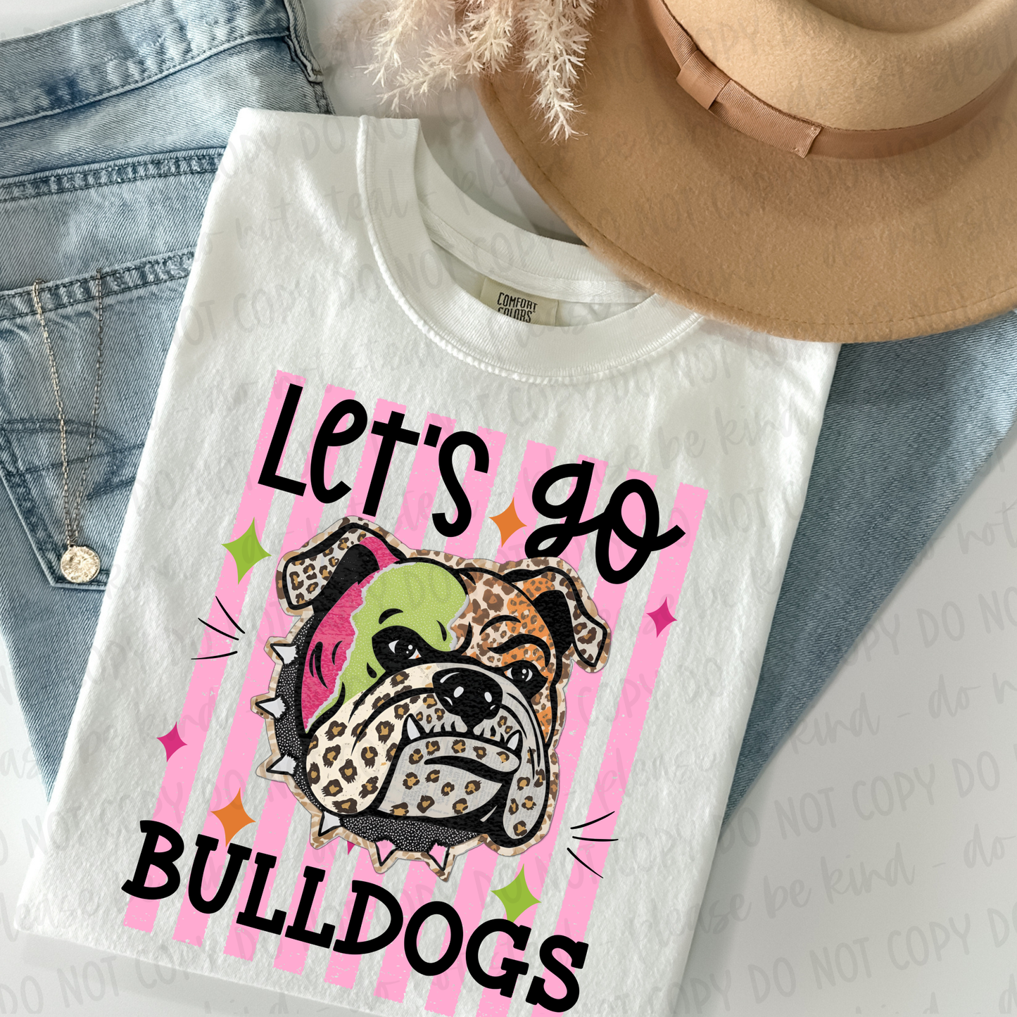 Let's Go Bulldogs Digital Design