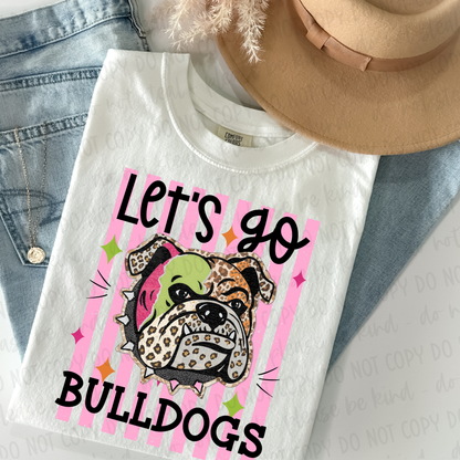 Let's Go Bulldogs Digital Design