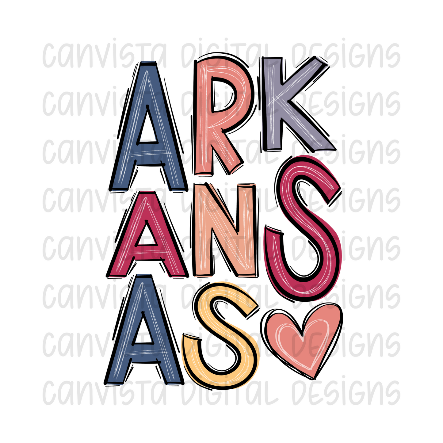 Arkansas PNG File-Digital Design