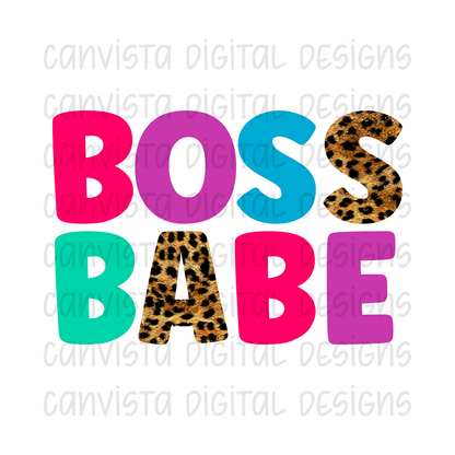 Boss Babe PNG File - Digital Design