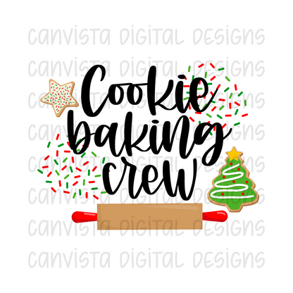 Cookie Baking Crew PNG File - Digital Design