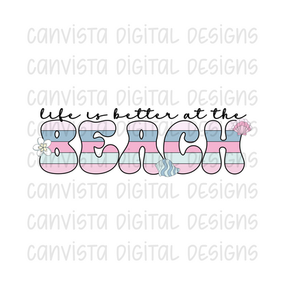 Life Is Better At The Beach PNG File - Coastal Cowgirl - Digital Design