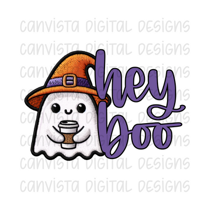 Hey Boo PNG File - Digital Design