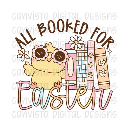 All Booked For Easter File - Digital Design