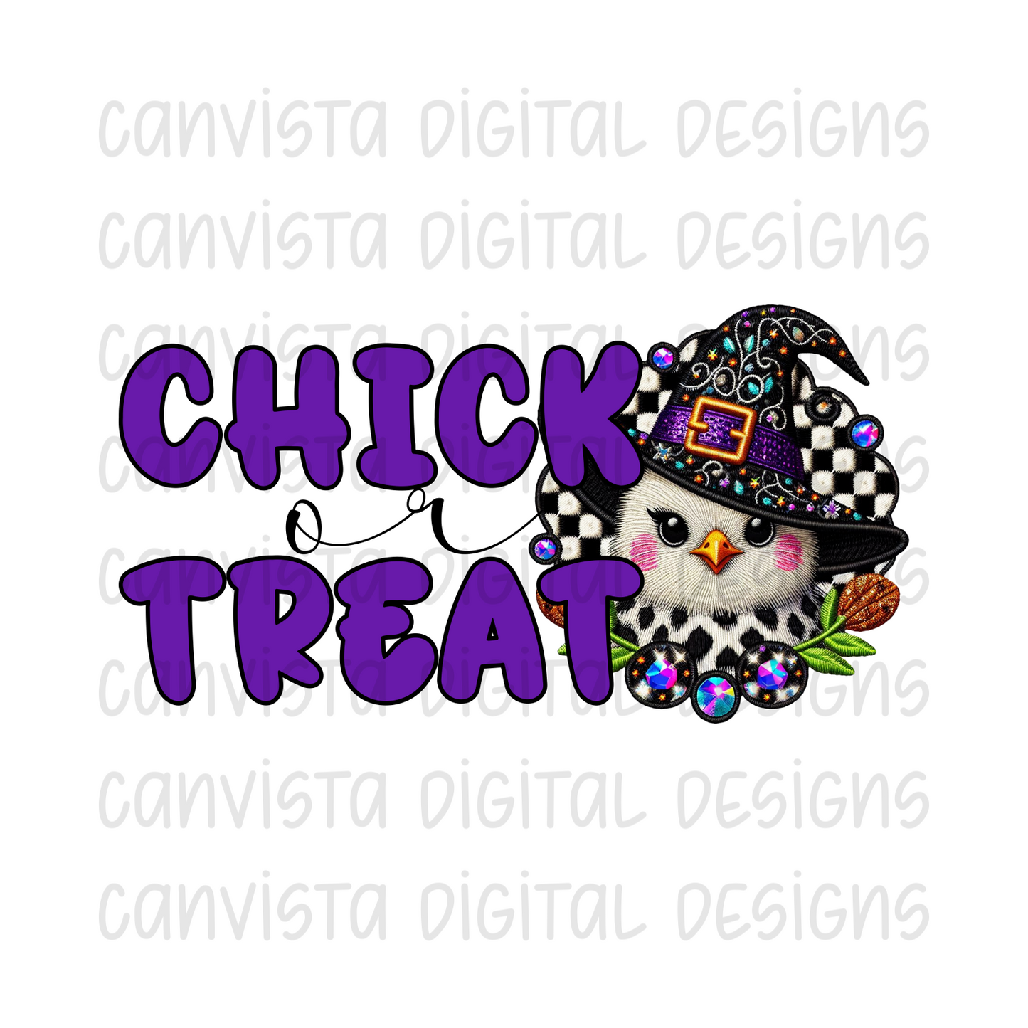 Chick or Treat PNG File - Digital Design