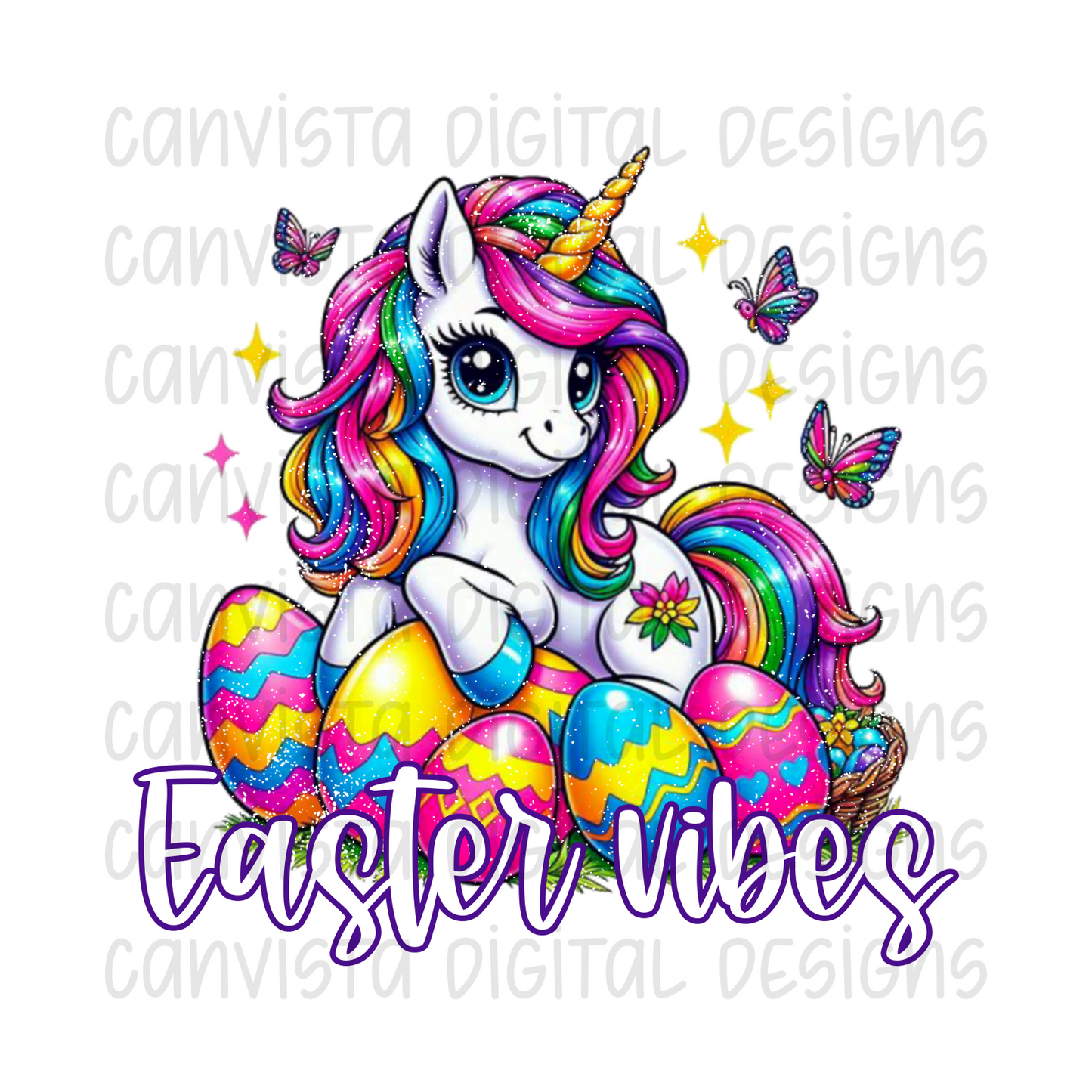 Easter Vibes PNG File - Digital Design