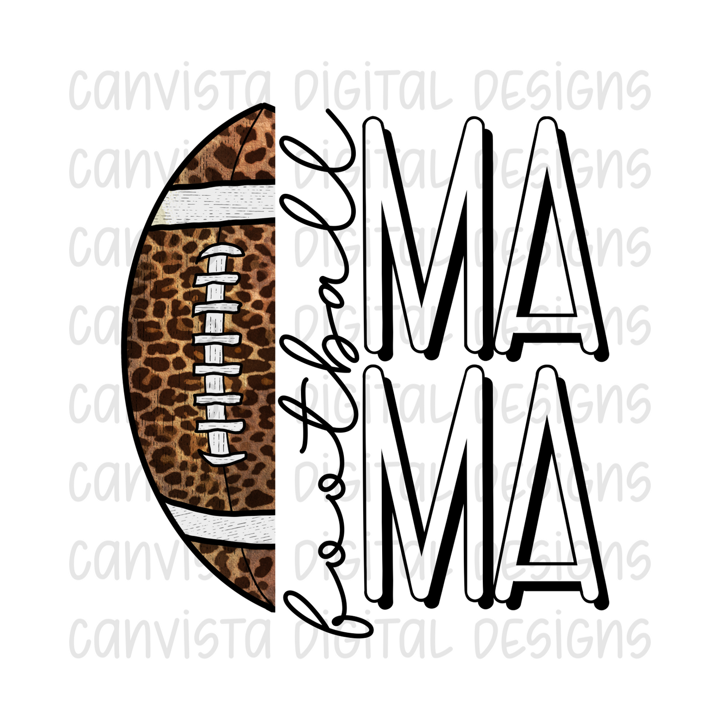 Football Mama PNG File - Digital Design