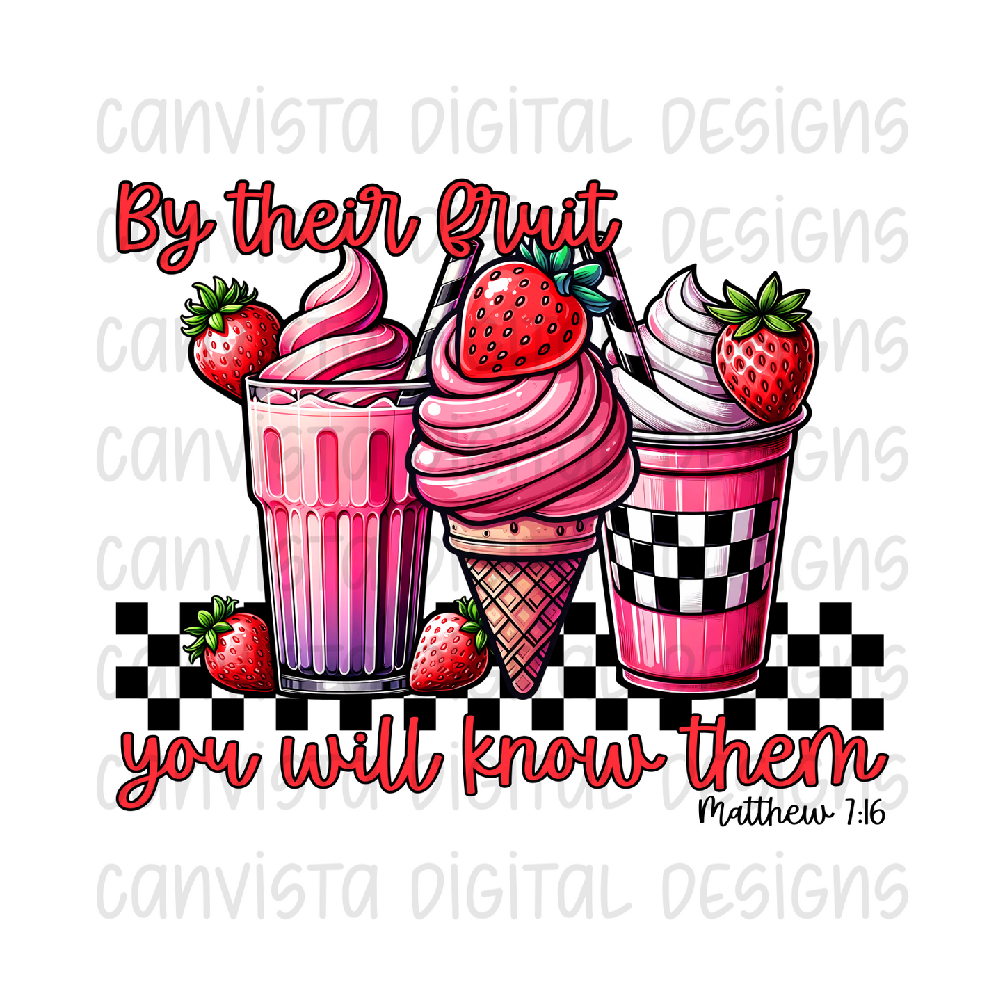 By Their Fruit, You Will Know Them PNG File - Digital Design