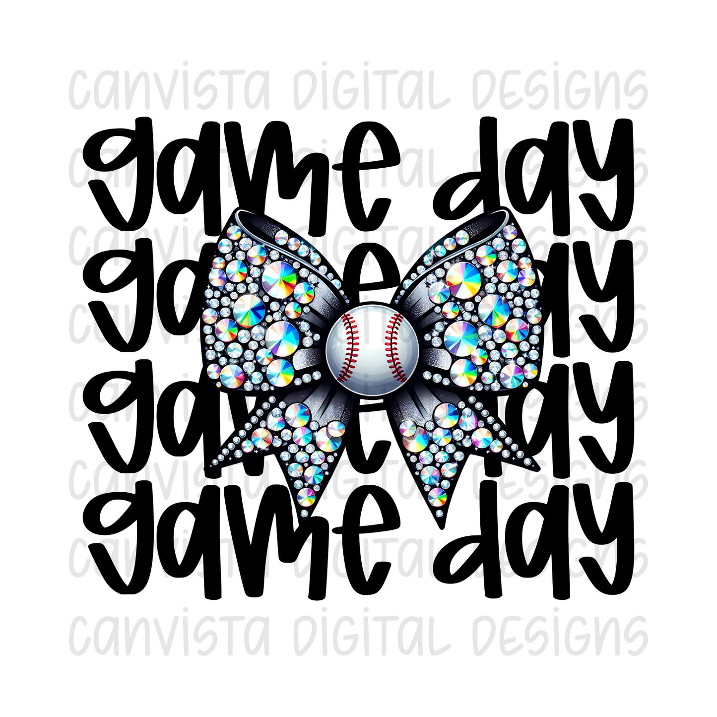 Game Day. Baseball PNG File - Digital Design