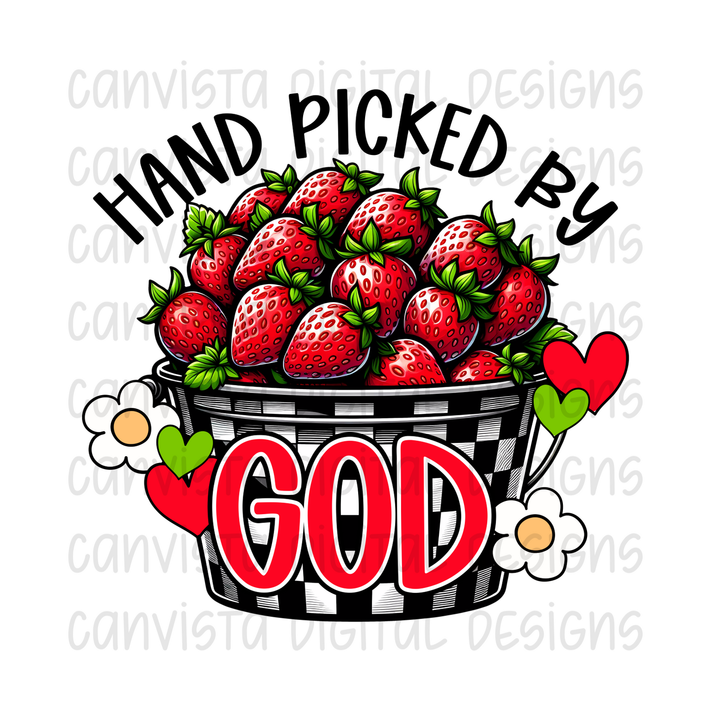 Hand Picked By God PNG File - Digital Design