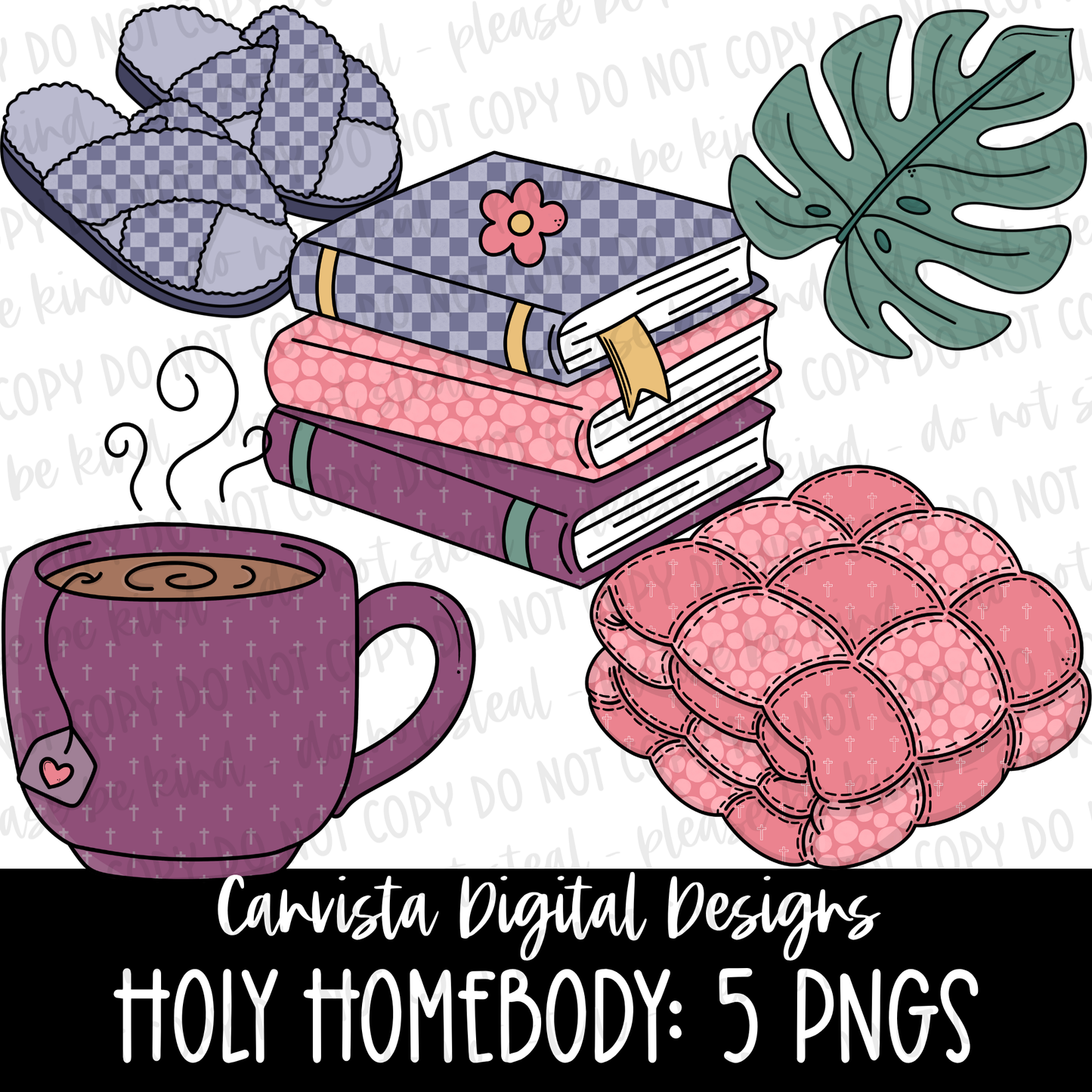 Holy Homebody Clipart Set